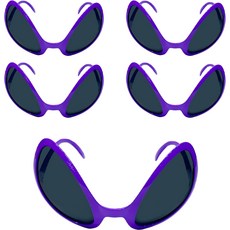 Party09 外星人眼鏡, 紫色, 5個