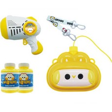 韓國 B&C 兒童款毛絨包包泡泡槍, 混合顏色, 1套