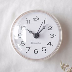 욕실 방수 가능한 시계, 화이트