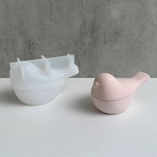 Homeflow 家居裝飾石膏鳥形矽膠模具, 單一顏色