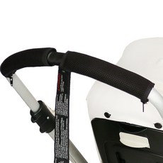 wowbaby Bugaboo Bee Fox 相容嬰兒推車手把套, 黑色, 1套