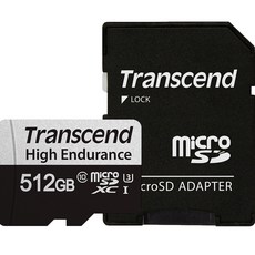 Transcend 創見 350V High Endurance MicroSD 記憶卡, 512GB