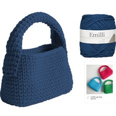 Yarna Emily 針織線 樂高包 DIY 套組, 21 靛藍色, 1套