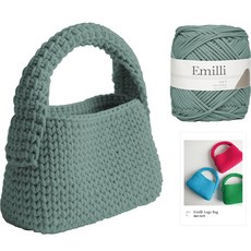 Yarna Emily 針織線 樂高包 DIY套組, 10 復古深海藍, 1套