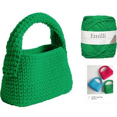 Yarna 艾蜜莉樂高包 DIY 套組, 23 綠色, 1套