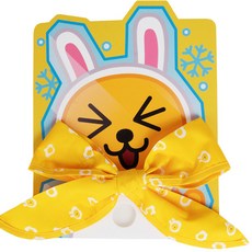 Kakao Friends高爾夫涼感圍巾 純色, 黃色