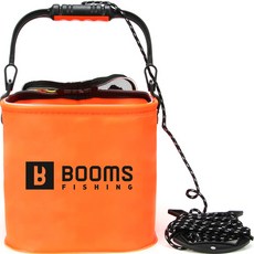BOOMS FISHING 高級型折疊水桶 BS BK-2OR, 混合顏色, 1個