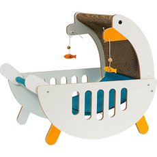 고양이 야나독 DIY 다용도 발판 스크레쳐 해먹, 화이트, 1개