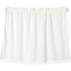 G&Y 車用吸附式白色毛球遮陽簾, 素色, 1個