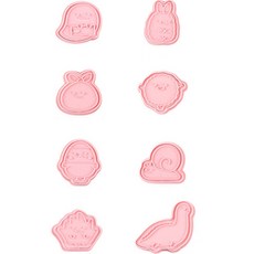 From Atte餅乾壓模 可愛印章 8種組, 混色, 1組