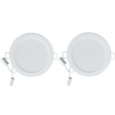루시아 LED 디밍 매입등 5W 외경 100mm x 높이 30mm x 타공 80mm, 주광색, 2개