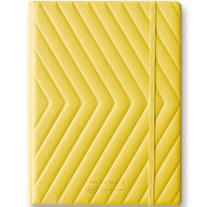 PLEPIC 經典纖薄日誌保護套, 1個, 黃色