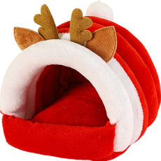 Petflow 圓滾滾溫暖小動物藏身處 L, 紅色, 1個