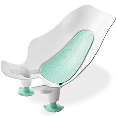 BAMBIDET 幼兒用 Comfort 潔膚器, Signature 白色(潔膚器) + 薄荷色(墊子, 支架)