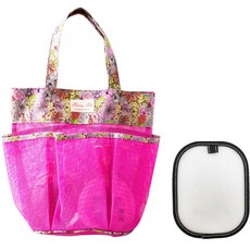 Beaurator 最佳網眼游泳包 防水戲水包 游泳池水上樂園包, 1個, 亮粉色