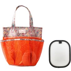 Beaurator 最佳網眼游泳包 防水戲水包 游泳池水上樂園包, 1個, 橘色