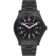 아머라이트 필드 시리즈 다이얼 시계 AL104, 블랙, 1개