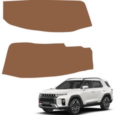 MAYTON 托雷斯防刮保護套彩色皮革SC排檔側蓋2件組 C570-28, 靛藍棕色, 1個