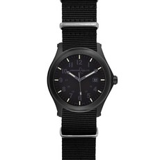 아머라이트 필드 시리즈 블랙아웃 다이얼 시계 AL145, 블랙, 1개