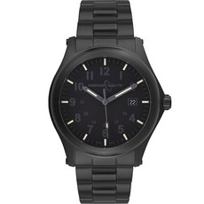 아머라이트 필드 시리즈 블랙아웃 다이얼 시계 AL105, 블랙, 1개