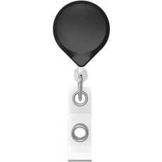 KEY-BAK 附掛繩可伸縮識別證套, 黑色