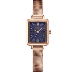 JULIUS 女款方型金屬手錶