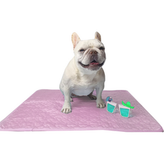 난펫 강아지 인견 쿨매트, 베이비핑크, 1개