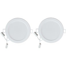 Lucia LED 12W 開孔 110mm 可調光崁燈, 2個, 晝光色