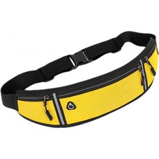 바디보 포켓 러닝 벨트 스포츠 가방, 옐로우, 1개