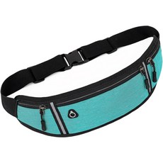 바디보 포켓 러닝 벨트 스포츠 가방, 민트, 1개