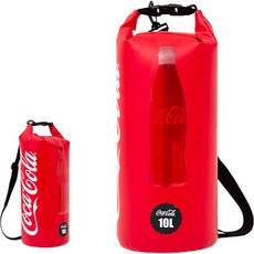 Coca-Cola 可口可樂 防水袋 B型 10L, 紅色