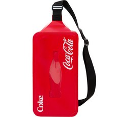 Coca-Cola 可口可樂 防水斜背包, 紅色, 1個