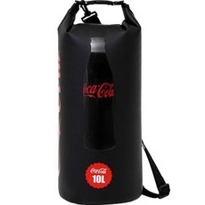 Coca-Cola 可口可樂 防水袋 B型 10L, 黑色
