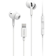 모락 글랜 라이트닝 8핀 이어폰, MR-GLAN01, 화이트