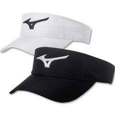 Mizuno 美津濃 RB Tour 風格遮陽高爾夫球帽 2件組 52KW2350, 白色, 黑色, 1套