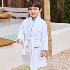 Bebezoo 男童款絨球浴袍