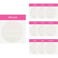 Uniart 彩繪手柄圓扇 2入, 混合顏色, 10個