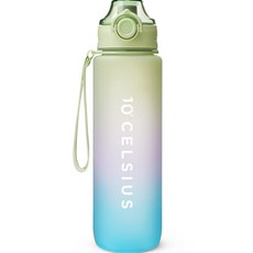 10º CELSIUS Tritan彩虹運動水壺, 綠色, 1L, 1個