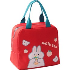 Cindy 保溫保冷午餐袋 紅色, 1個