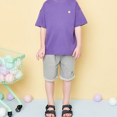 andiapple 兒童透氣WIN超舒適捲邊三分褲