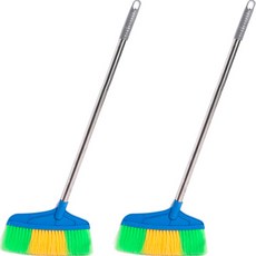 Clean Mate 長柄不鏽鋼掃帚, 2個, 銀色