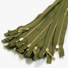 YKK 華可貴 金色拉鍊 1 30cm, 卡其色, 25個
