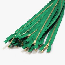 YKK 華可貴 金色拉鍊 1 30cm, 深綠色, 25個
