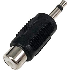 제이프로 RCA 암 AUX 3.5 모노 수 변환 젠더 커넥터, JC19, 혼합색상