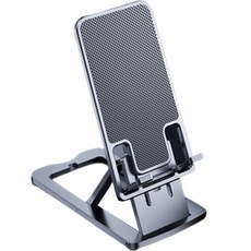 코코마트 탁상용 메탈 핸드폰 거치대, 그레이, 1개