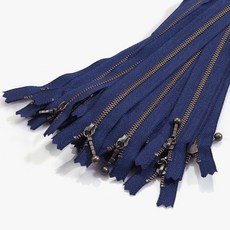 YKK 華可貴 大容量 青銅拉鍊 1 50cm, 25個, 海軍藍