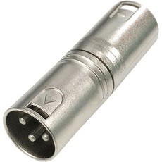 제이프로 XLR 캐논수 XLR 캐논수 변환 젠더 커넥터, JC13, 혼합색상