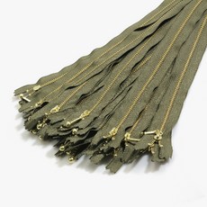 YKK 華可貴 金色拉鍊 1 15cm, 酪梨綠, 25個