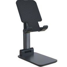 코코마트 휴대폰 태블릿 책상 사무실 거치대 T9-2, 블랙, 1개