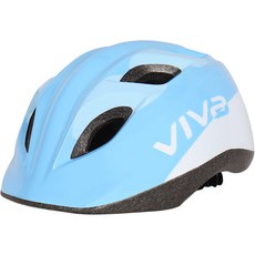 Vivaro 兒童素色直排輪自行車防護安全帽, 藍色, 1個